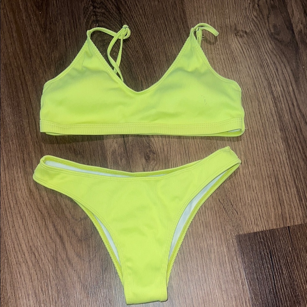 Vibrant Yellow Bikini Set